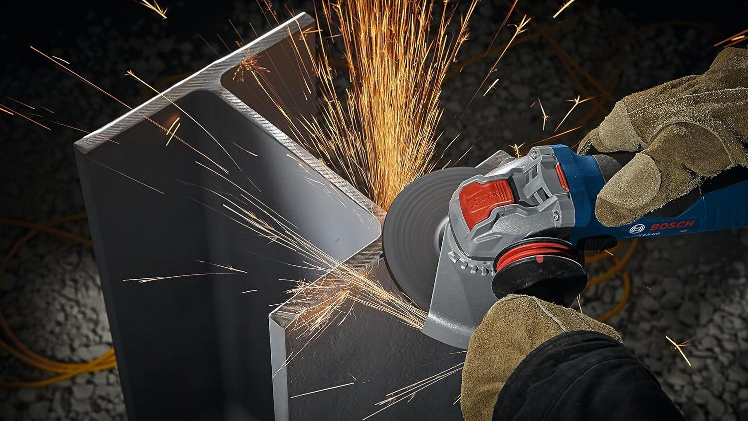 imageBosch GWX1360 6 In XLOCK Angle Grinder with Side SwitchSlide Switch