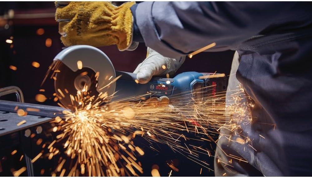 imageBosch GWX18V10PN 18V XLOCK Brushless 412 5 In Angle Grinder with No LockOn Paddle Switch Bare Tool