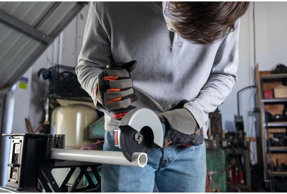 imageBosch GWX18V50PCB14 18V XLOCK Brushless ConnectedReady 412 In 5 In Angle Grinder with No LockOn Paddle Switch Kit and 1 CORE18V 8 Ah High Power Battery