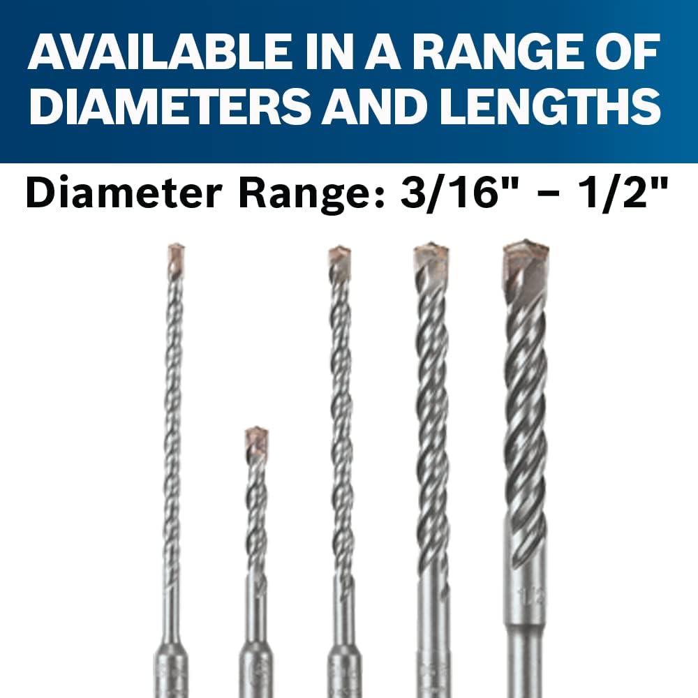 imageBosch HCK001 7 pc SDSPlus Bulldog Rotary Hammer Bit Set5pc