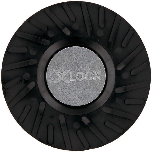 imageBosch MGX0450 412 In XLOCK Backing Pad with XLOCK Clip Medium Hardness45 in