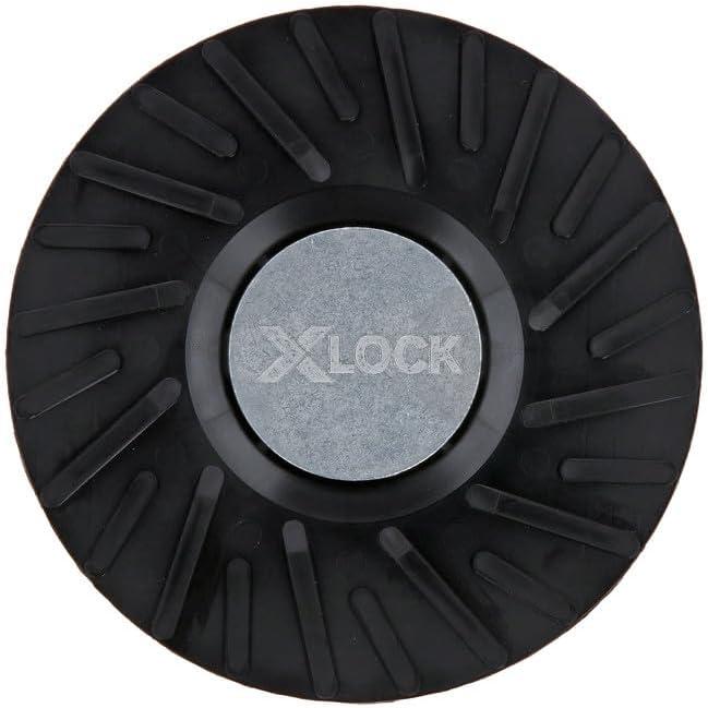 imageBosch MGX0450 412 In XLOCK Backing Pad with XLOCK Clip Medium Hardness5 in