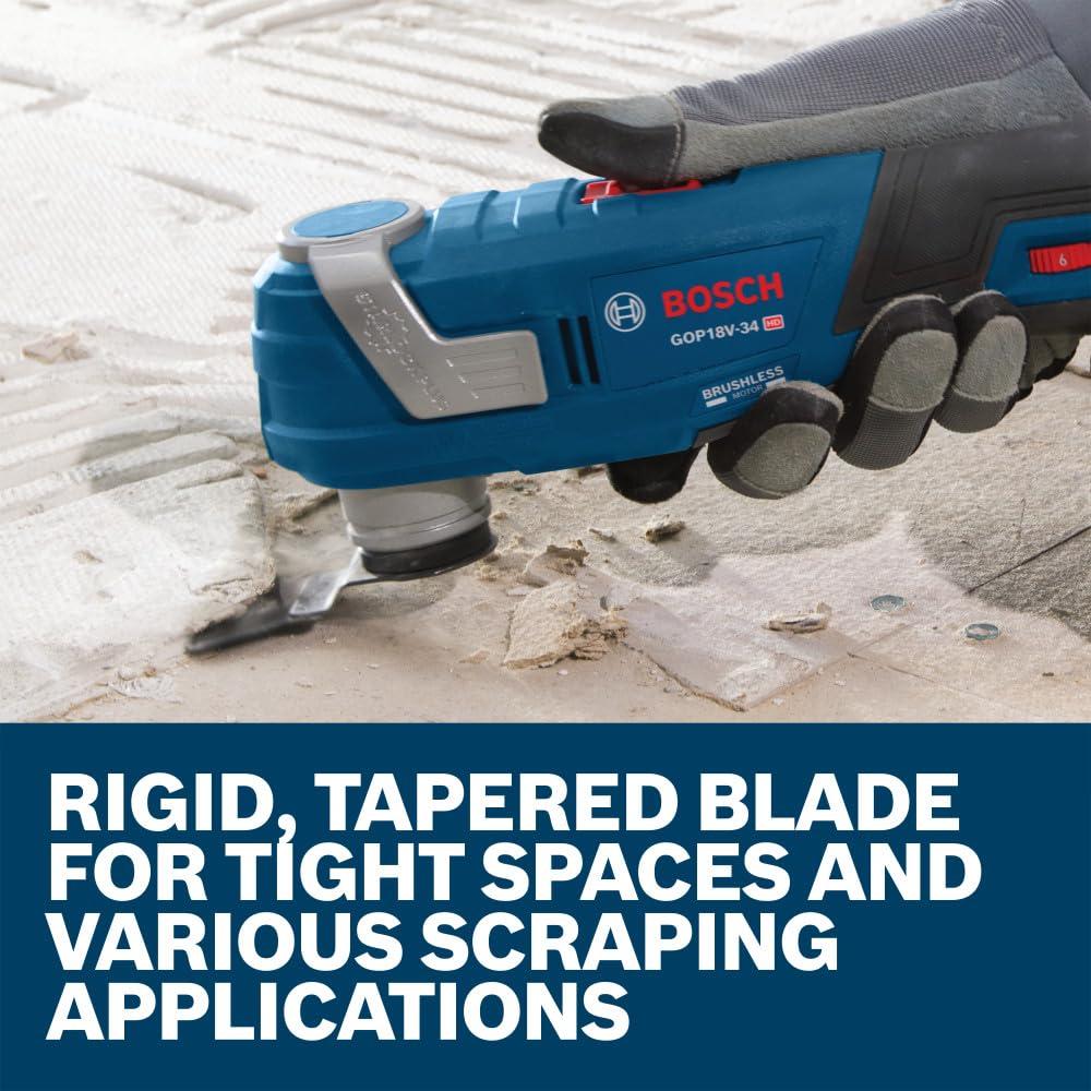 imageBosch OSL214K 214 In Starlock Oscillating Multi Tool Caulk Knife Blade2 In