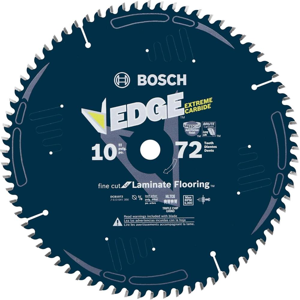 imageBOSCH DCB1072CD 10 in 72 Tooth Edge Circular Saw Blade for Laminate