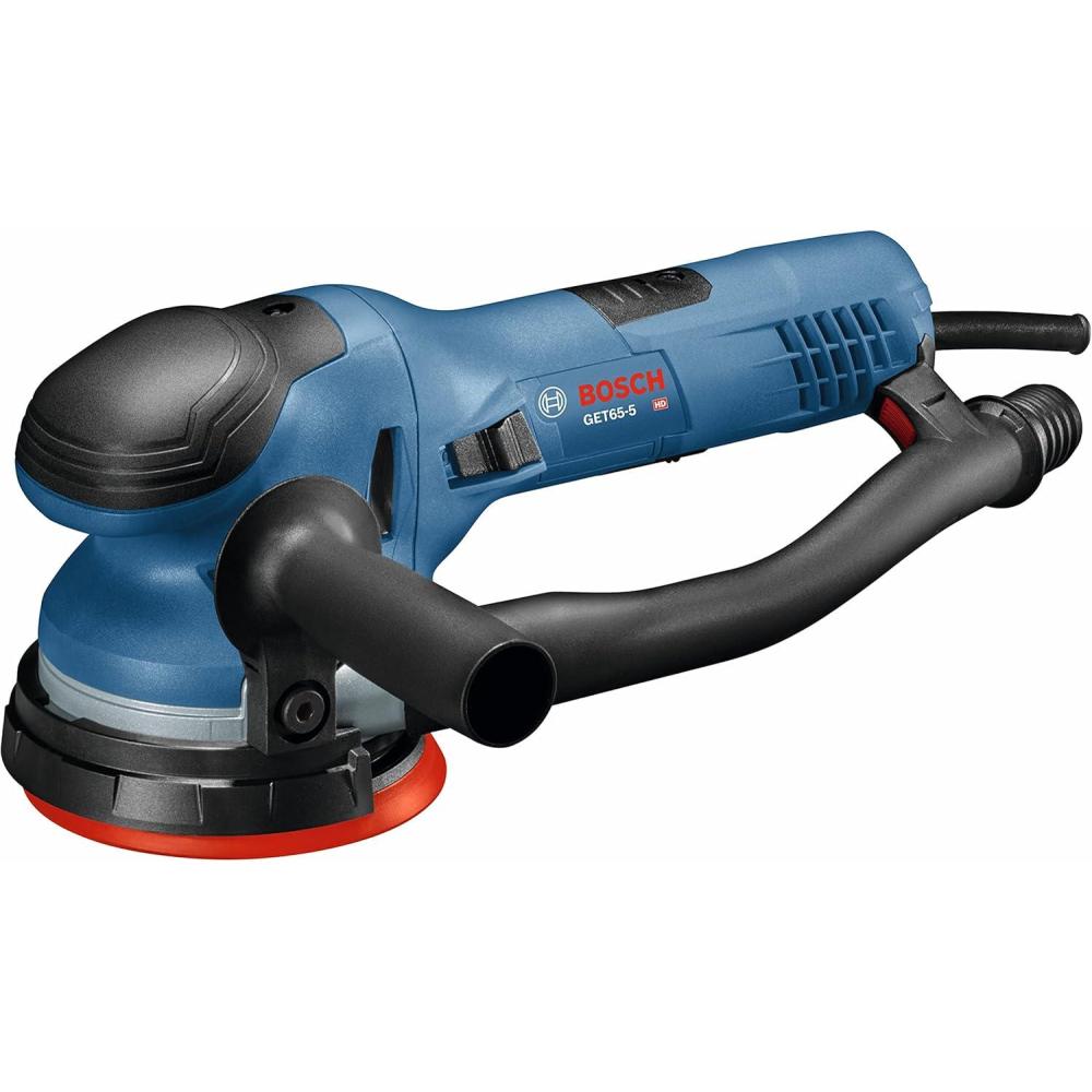 imageBOSCH GET756N Electric Orbital Sander Polisher 75 Amp Corded 6 Inch Disc Size DualMode Random Orbit amp Turbo5 Inch