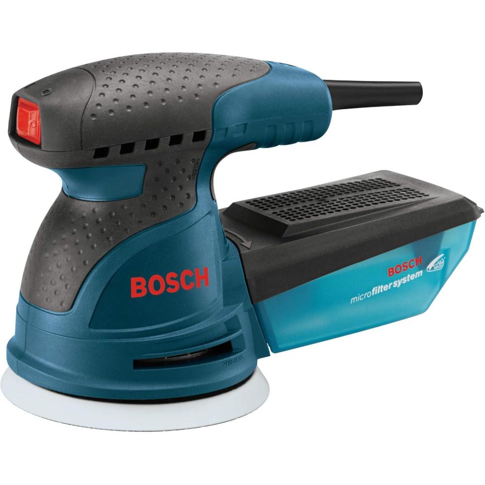 imageBOSCH ROS10 5 Inch 120 Volt 5 Inch SingleSpeed Palm Random Orbit Sander Polisher