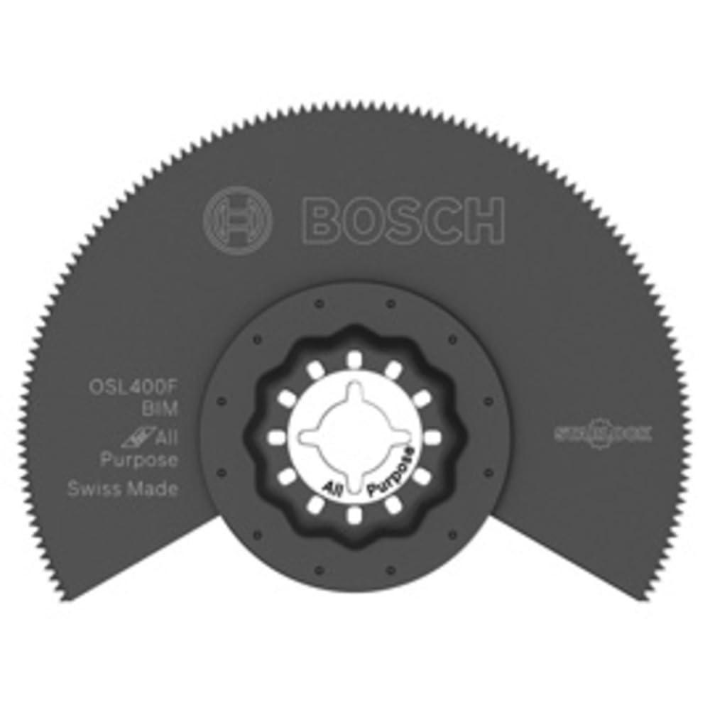 imageBOSCH Starlock OSL114F3 Oscillating MultiTool Blades 114 BiMetal Plunge Cut 3D Fit Interface Compatible with OIS Tools Wood Metal amp Drywall Cutting 3Pack4 In
