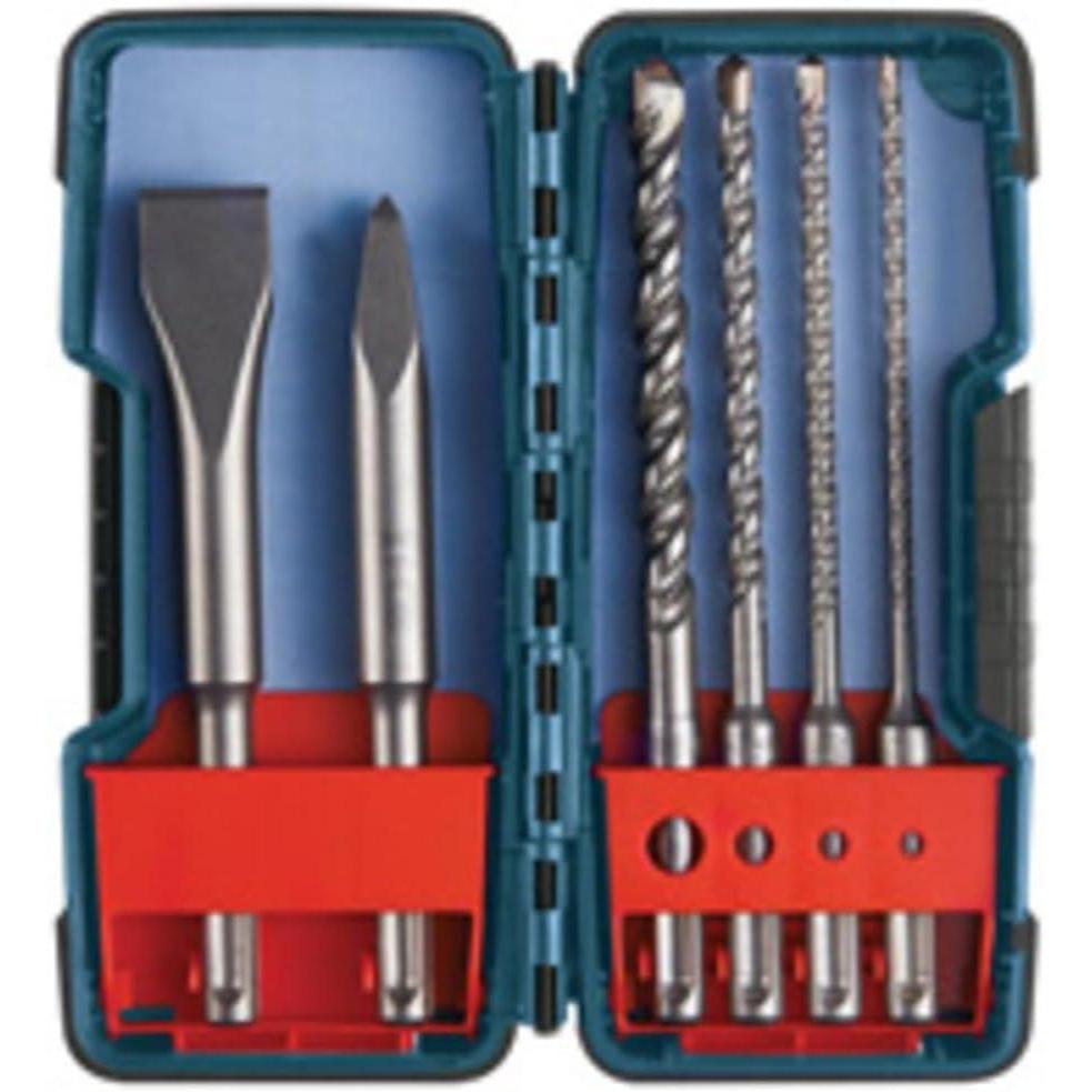 imageBosch HCK001 7 pc SDSPlus Bulldog Rotary Hammer Bit Set6pc