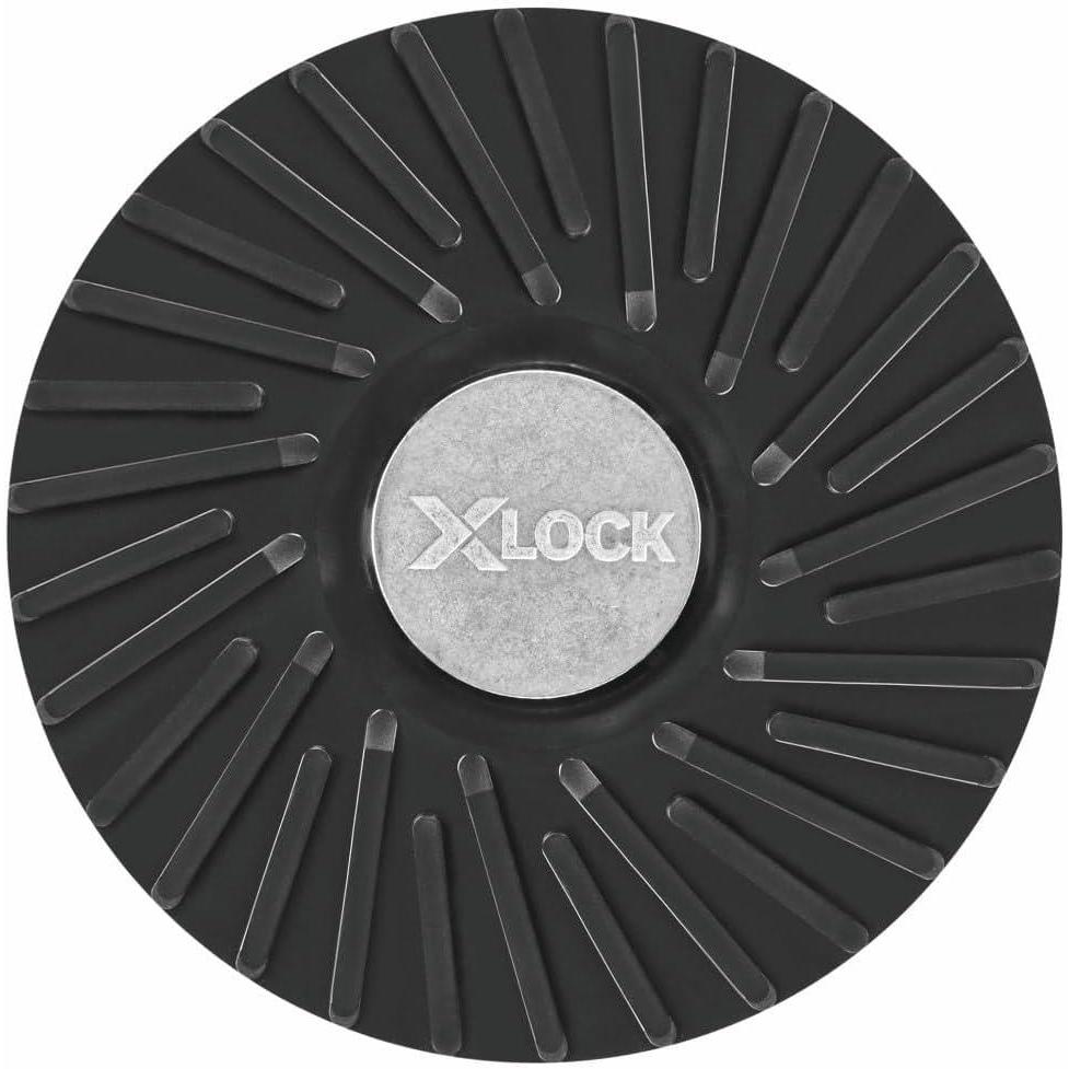 imageBosch MGX0600 6 In XLOCK Backing Pad with XLOCK Clip Medium Hardness