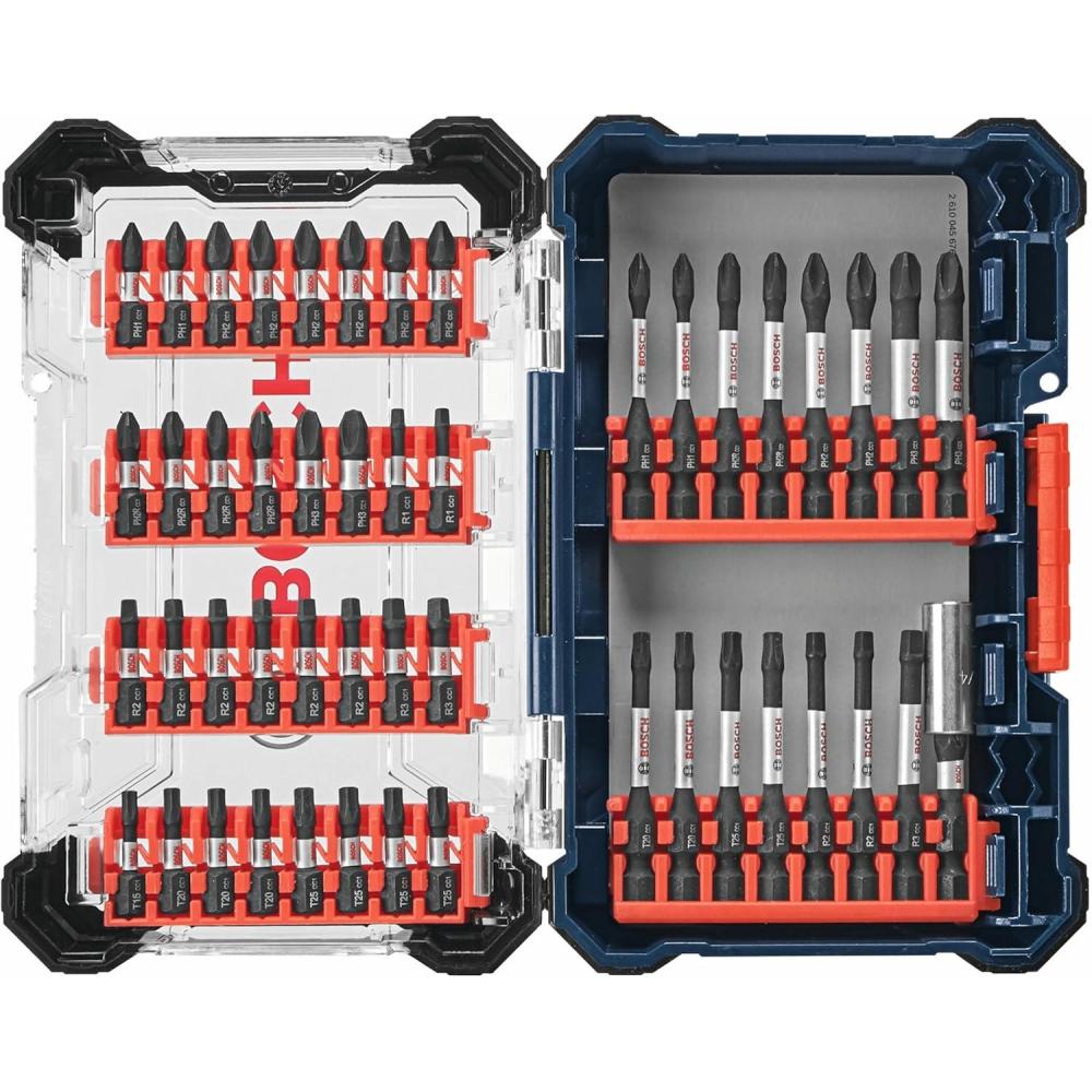 imageBosch SDMSD48 48 pc Driven Impact Screwdriving Custom Case Set