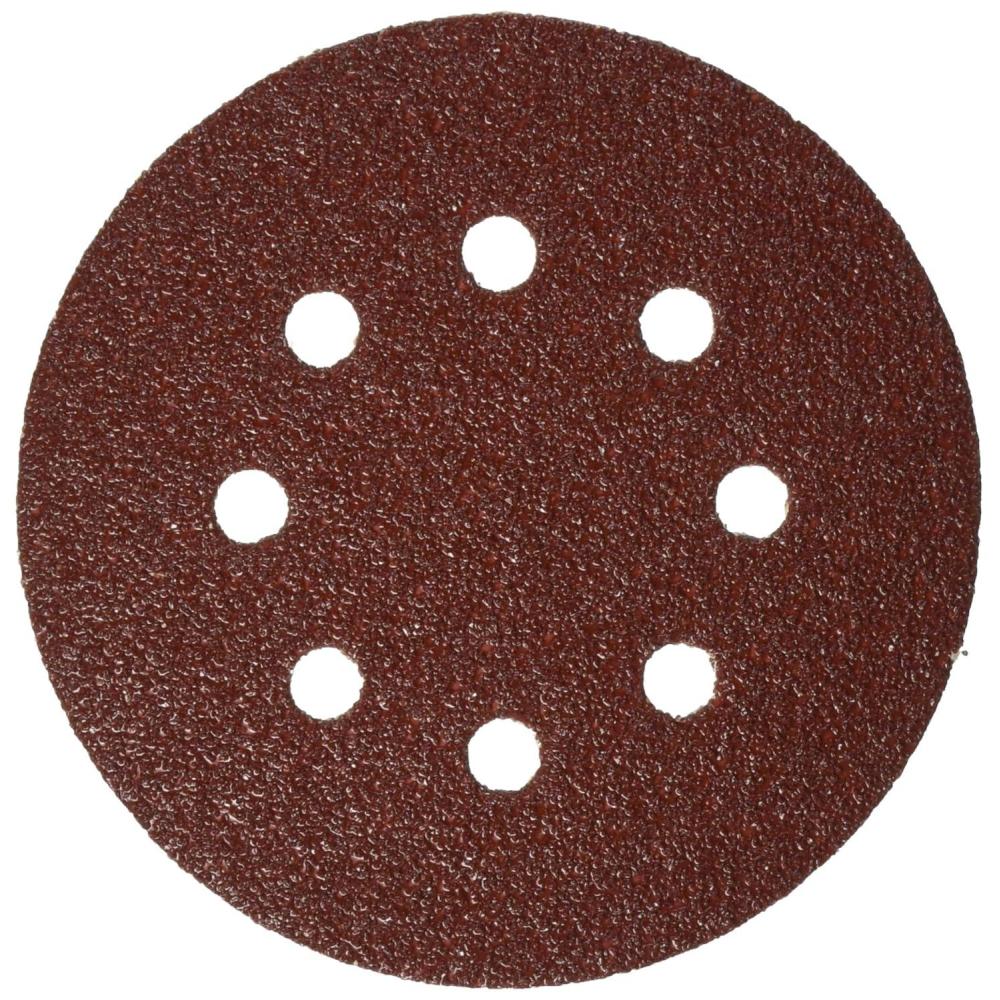 imageBosch SR5R040 5Piece 40 Grit 5 in 8 Hole HookandLoop Sanding DiscsOne Size