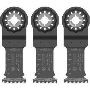 BOSCH 1-1/4 in. OSL114JF-3 Starlock Oscillating Multi-Tool Bi-Metal Blade 3-Pack – Professional Swiss-Made Precision, 3D Interface Design, Universal Tool Compatibility for Clean Cuts in Hard Wood