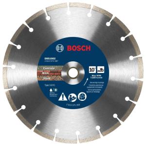 BOSCH DBSX04502 4-1/2 in. X-Lock Premium Segmented Rim Diamond Blade | 5X Faster Change, Long Life | Concrete, Brick, Block | X-Lock & Standard Angle Grinders(10″ DIAMETER)