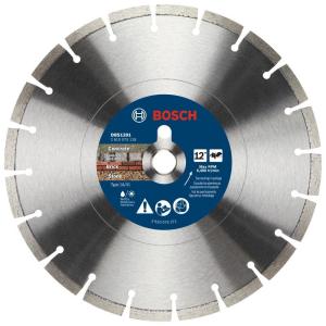 BOSCH DBSX04502 4-1/2 in. X-Lock Premium Segmented Rim Diamond Blade | 5X Faster Change, Long Life | Concrete, Brick, Block | X-Lock & Standard Angle Grinders(12″ DIAMETER)