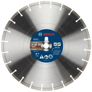 BOSCH DBSX04502 4-1/2 in. X-Lock Premium Segmented Rim Diamond Blade | 5X Faster Change, Long Life | Concrete, Brick, Block | X-Lock & Standard Angle Grinders(14″ DIAMETER)
