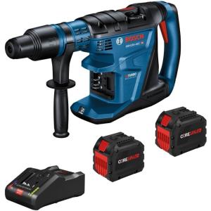 BOSCH GBH18V-40CK27 PROFACTOR™ 18V Connected-Ready SDS-max® 1-5/8 In. Rotary Hammer with (2) CORE18V® 12 Ah High Power Batteries(w/ Two 18V 12 Ah Batteries)