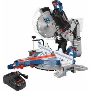 BOSCH GCM18V-12GDCN14 PROFACTOR™ 18V 12 In. Dual-Bevel Glide Miter Saw Kit with (1) CORE18V® 8 Ah High Power Battery(w/ 18V 8 Ah Battery)