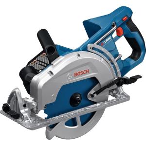 BOSCH GKW18V-26N PROFACTOR 18V 7-1/4″ Rear Handle Circular Saw – BITURBO Brushless Technology, 5000 RPM, Lightweight Ergonomic Design, Left Blade Orientation, Electronic Brake, Dust Port (Bare Tool)