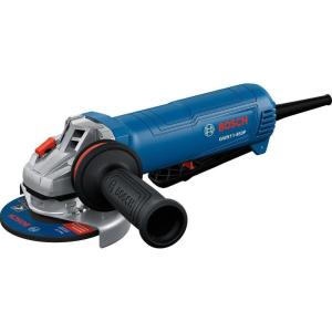 BOSCH GWS11-450P 4 ½ In. Ergonomic Angle Grinder – 11-Amp Motor, Anti-Vibration Handle, Adjustable Guard, KickBack Control – Ideal for Metal and Concrete Applications