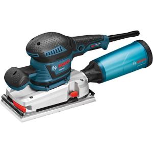 BOSCH OS50VC Electric Orbital Sander – 3.4 Amp 1/2 Inch Finishing Belt Sander Kit with Vibration Control for 4.5 Inch x 9 Inch Sheets, Blue
