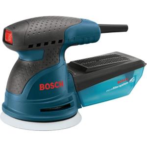BOSCH ROS20VSC Palm Sander 2.5 Amp 5 Inch Corded Variable Speed Random Orbital Sander, Polisher Kit with Dust Collector and Soft Carrying Bag(Sander with Soft Carrying Bag)