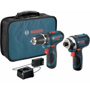 Bosch 12V Max Cordless 2-Tool Combo Kit with Drill/Driver and Impact Driver (CLPK22-120)(12V Kit)