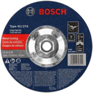 Bosch CG27M701 7 in. 1/8 in. 5/8-11 in. Arbor Type 27 24 Grit Light Grinding/Metal Cutting Abrasive Wheel