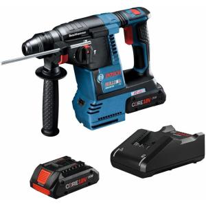 Bosch GBH18V-26K25 18V Brushless SDS-plus® Bulldog™ 1 In. Rotary Hammer Kit with (2) CORE18V 4.0 Ah Compact Batteries(Kit with (2) 4.0 Ah Compact Batteries)