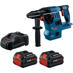 Bosch GBH18V-28DCN 18V Brushless Connected-Ready SDS-plus® Bulldog™ 1-1/8 In. Rotary Hammer (Bare Tool)(w/ (2) 18V 8 Ah Batteries)
