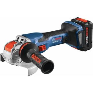 Bosch GWX18V-13CB14 PROFACTOR™ 18V X-LOCK Connected-Ready 5 – 6 In. Angle Grinder Kit with (1) CORE18V® 8 Ah High Power Battery