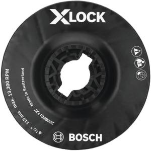Bosch MGX0450 4-1/2 In. X-LOCK Backing Pad with X-LOCK Clip – Medium Hardness(45 in)
