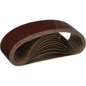 Bosch SB4R081 10-Piece 80 Grit 3 In. x 21 In. Sanding Belts