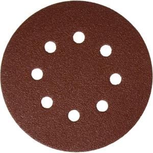 Bosch SR5R082 25-Piece 80 Grit 5 In. 8 Hole Hook-And-Loop Sanding Discs