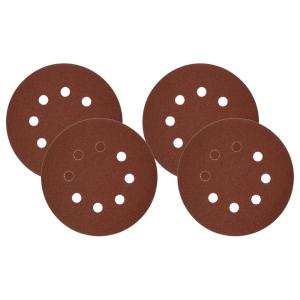 Bosch SR5R120 5-Piece 120 Grit 5 in. 8 Hole Hook-and-Loop Sanding Discs(One Size (Pack of 4))