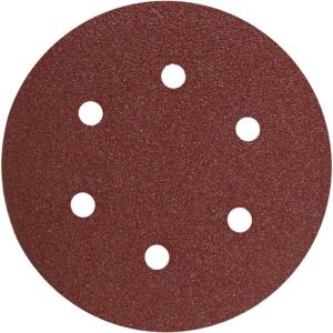 Bosch SR6R060 5-Piece 60 Grit 6 in. 6 Hole Hook-and-Loop Sanding Discs