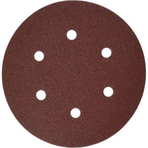 Bosch SR6R080 5-Piece 80 Grit 6 in. 6 Hole Hook-and-Loop Sanding Discs