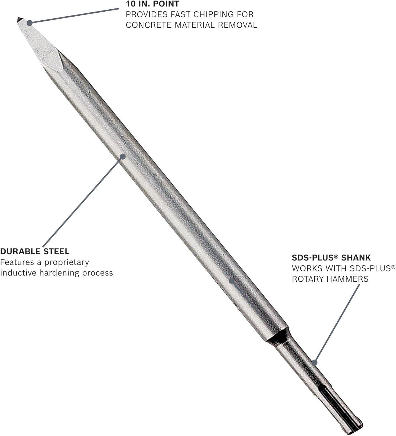 imageBOSCH 1618600010 34Inch X 10Inch Chisel HS1420Pointed Tip