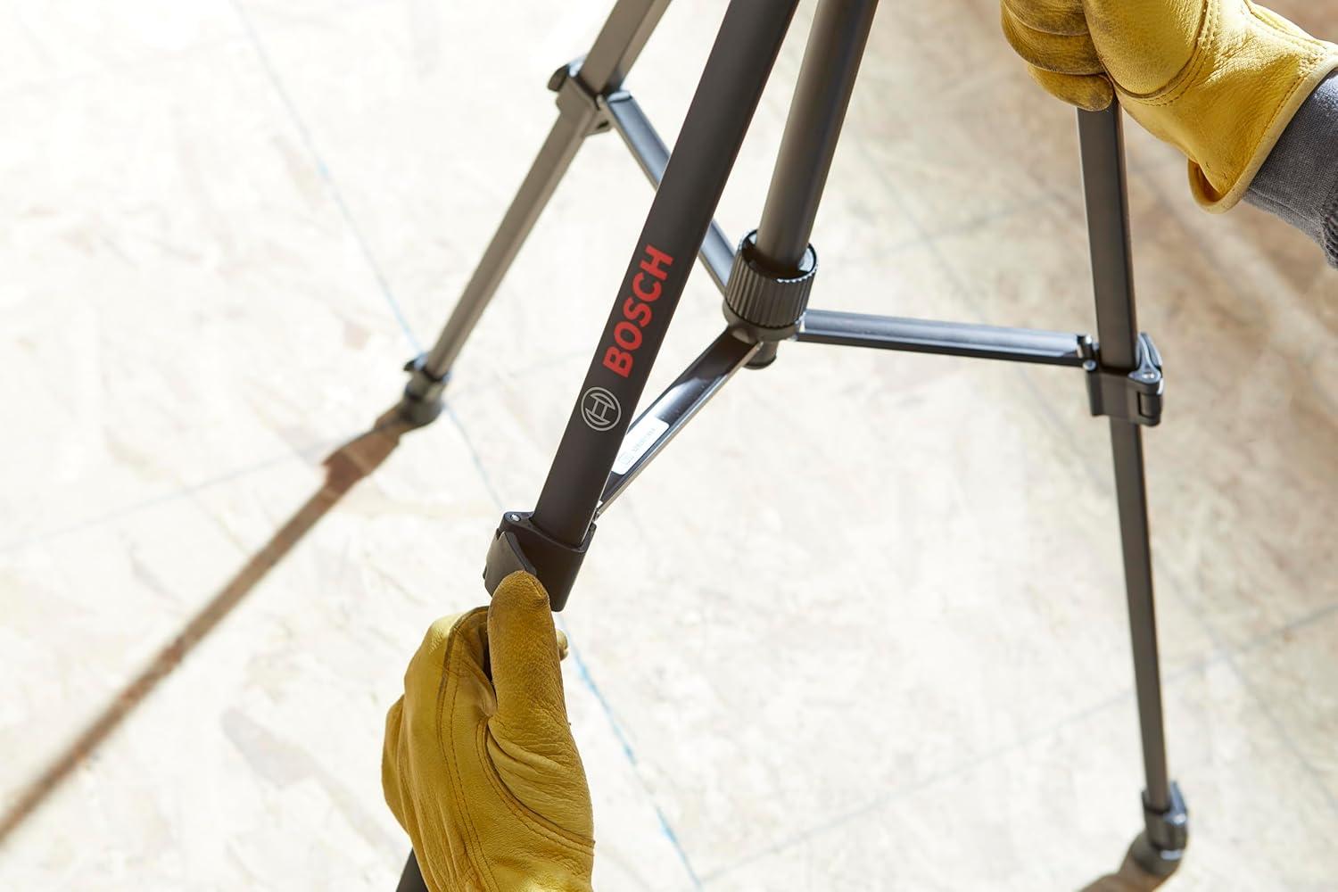 imageBOSCH BT 150 Compact Tripod with Extendable Height for Use with Line Lasers Point Lasers and Laser Distance Measures2261 Light Weight