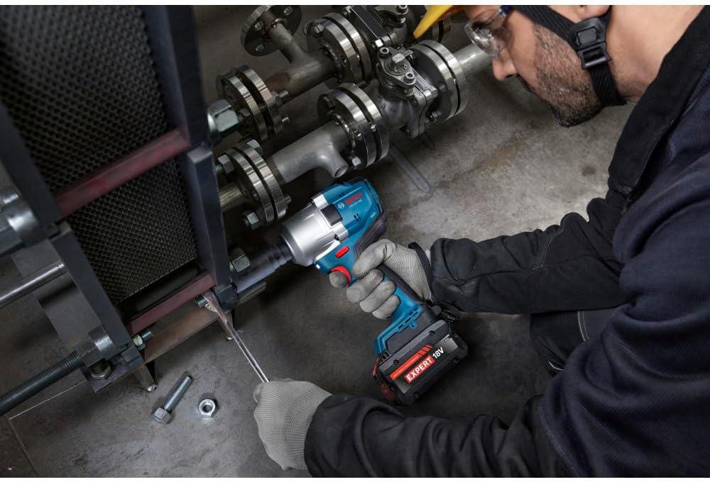 imageBOSCH GDS18V780N 18V Brushless In MidTorque Impact Wrench with 740 FtLbs Max Breakaway Torque and Auto Bolt Release Bare Tool