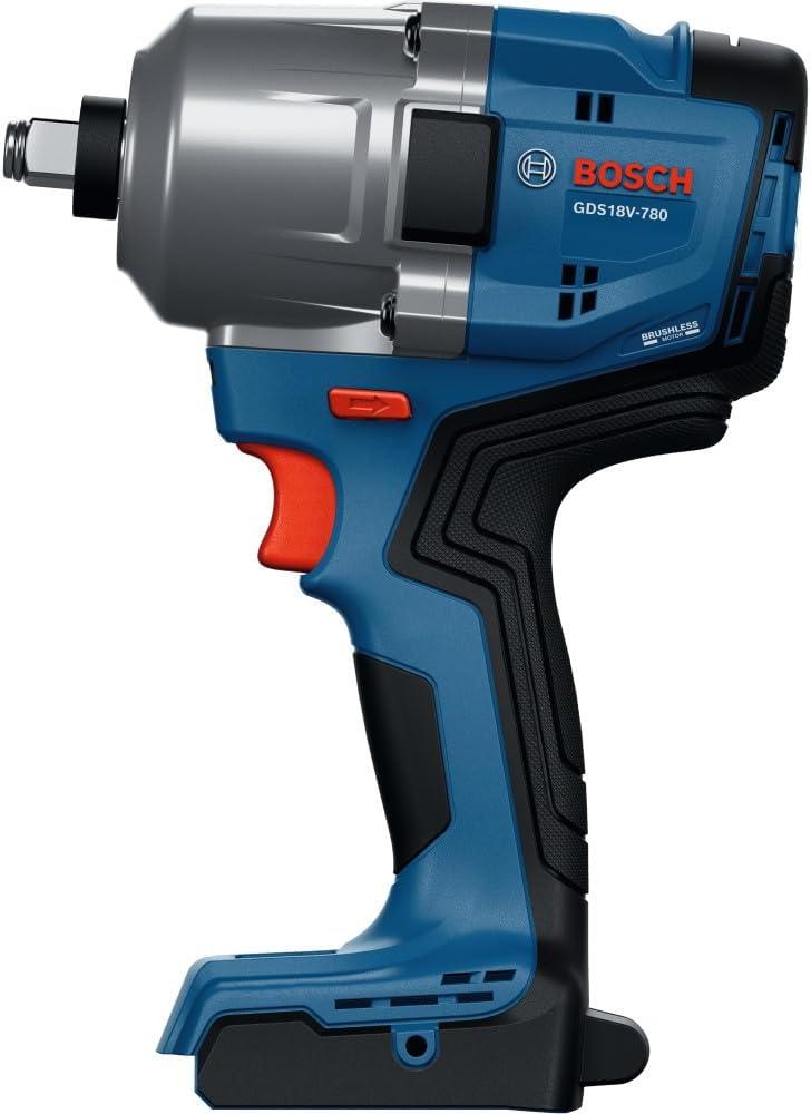 imageBOSCH GDS18V780N 18V Brushless In MidTorque Impact Wrench with 740 FtLbs Max Breakaway Torque and Auto Bolt Release Bare Tool