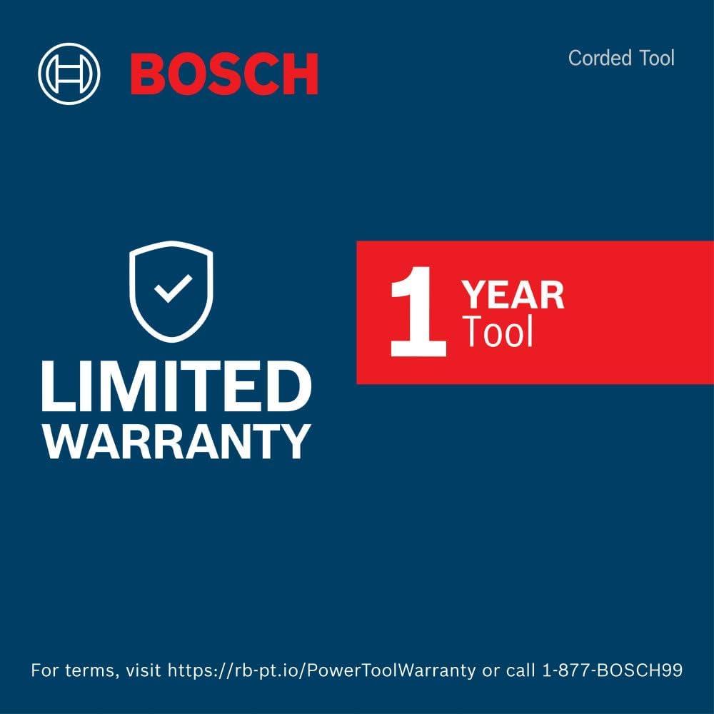 imageBOSCH GOF1325 134 HP MidSize Plunge Router 11000 to 28000 RPM Ergonomic Design With Detachable Parallel Guide