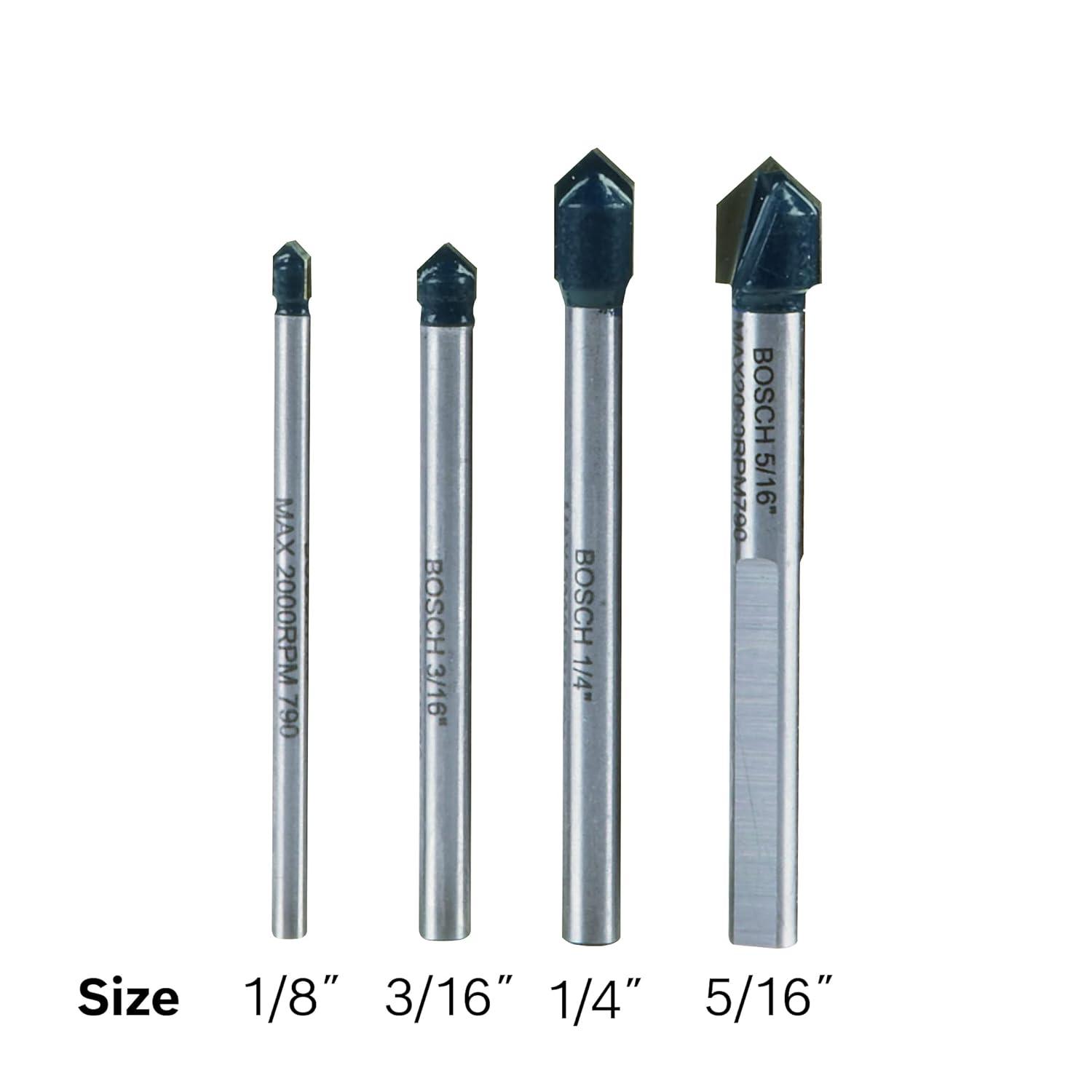 imageBOSCH GT2000 4Piece Carbide Tipped Glass4Piece