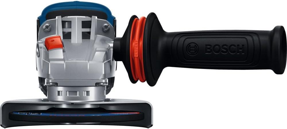 imageBOSCH GWS18V11PSN 18V Angle Grinder wPowerful Brushless Motor 6Speed Variable Control for 4125 In Metal and Concrete Grinding and Cutting Inc Guards Handle Flange and Nut Bare Tool