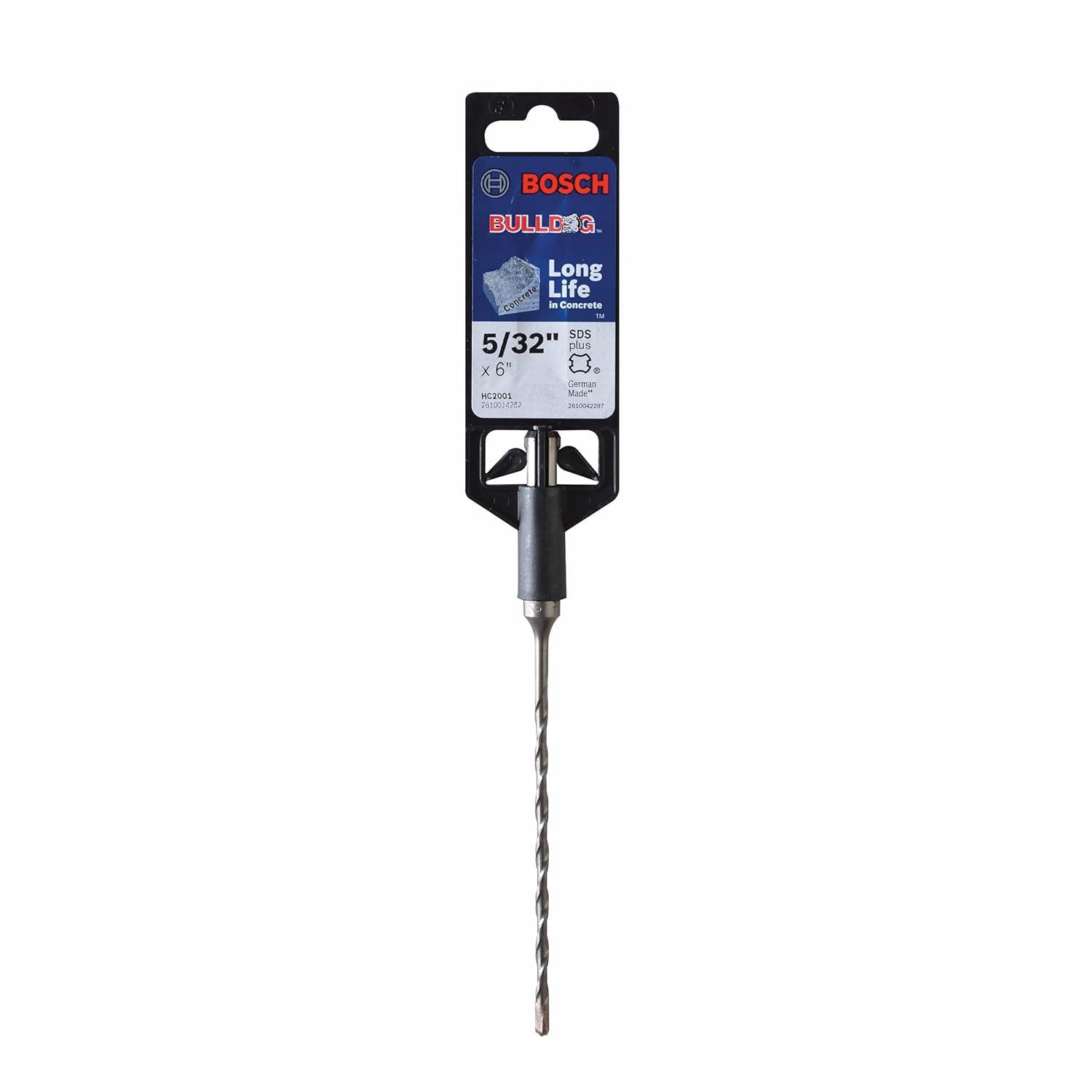 imageBOSCH HC2001 532 in x 4 in x 6 in Bulldog SDSPlus Rotary Hammer Bit532 Diameter Pack of 2