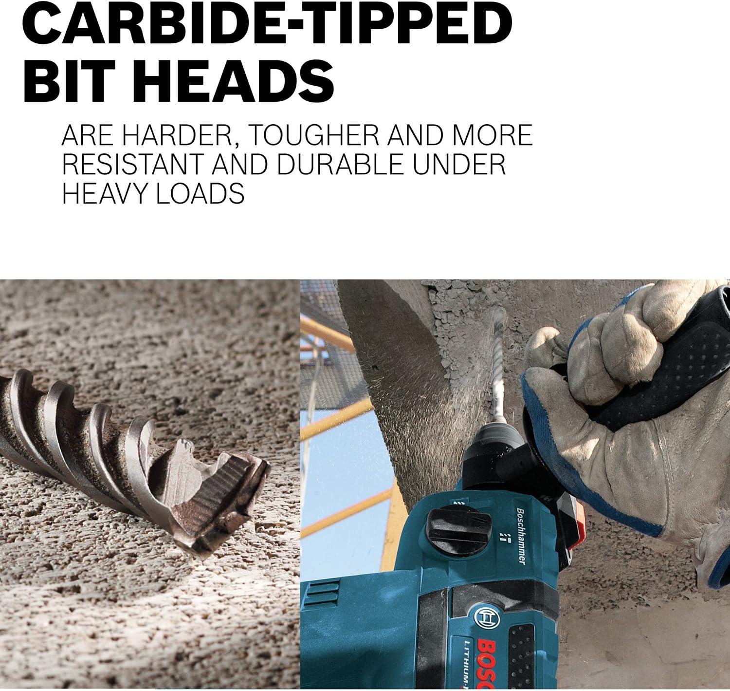 imageBOSCH HC2010 316 in x 2 in x 4 in Bulldog SDSPlus Rotary Hammer Bit