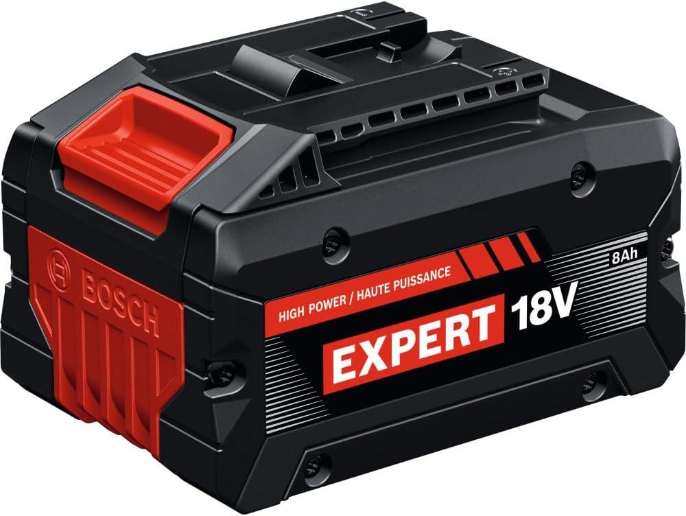 imageBosch EXBA18V80 Expert 18V 8 Ah High Power Battery with HighPower Tabless Cells CoolPack 20 Technology and AMPShare System Compatibility