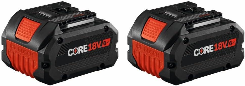 imageBosch GBA18V120 18V CORE18V LithiumIon 12 Ah High Power Battery2Pack No Charger