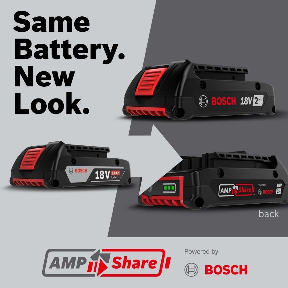 imageBosch GBA18V120 18V CORE18V LithiumIon 12 Ah High Power Battery2Pack No Charger