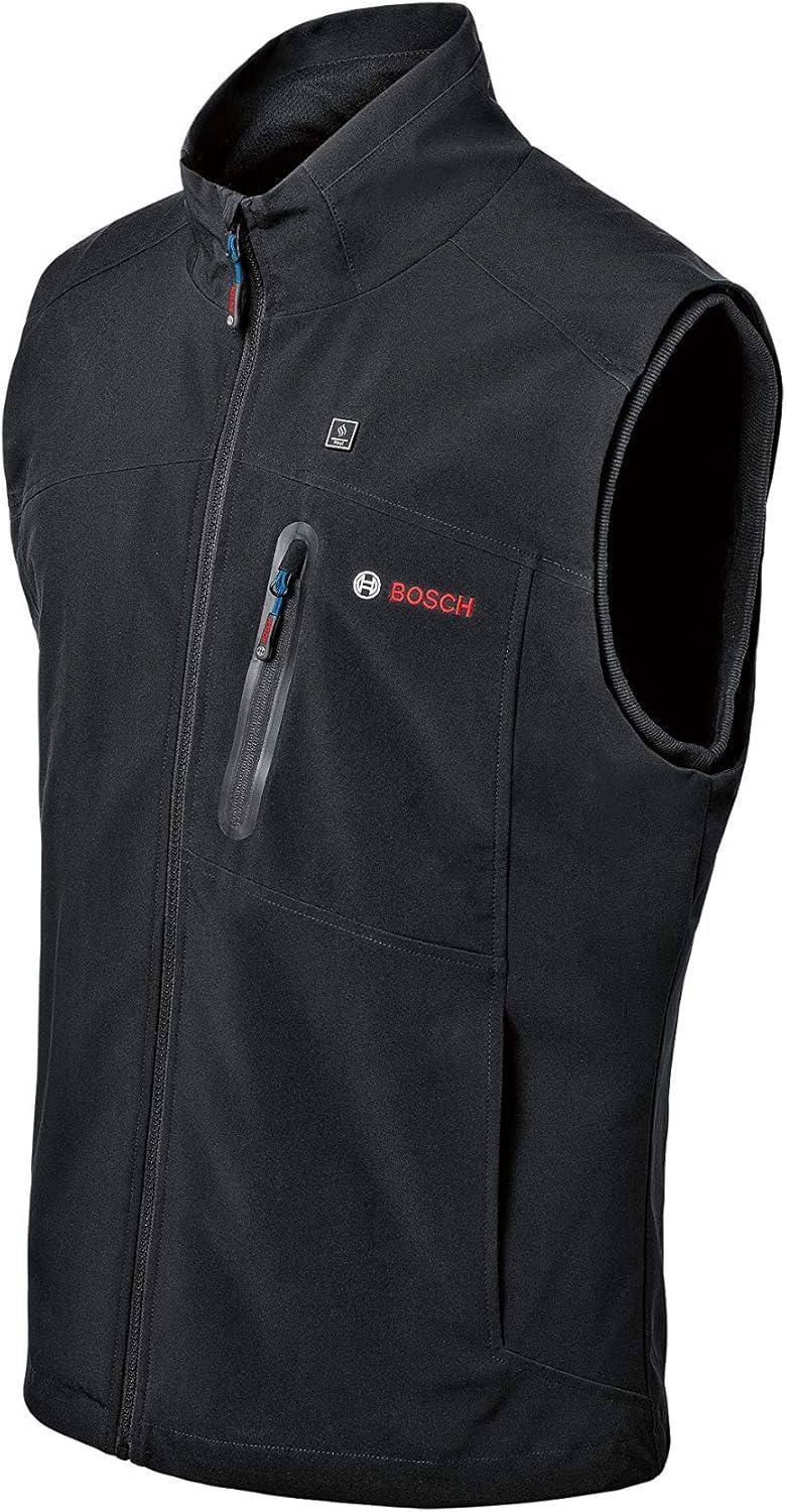 imageBosch GHV12V20XLN12 12V Max Heated Vest Kit with Portable Power Adapter Size XLarge