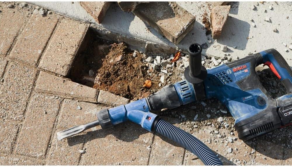 imageBosch HSD1935 1 In x 16 In SDSmax BlueCollar RTec Flat Chisel with Dust AdapterSDSmax RTec Flat BlueCollar